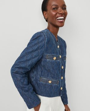 Denim Quilted Jacket