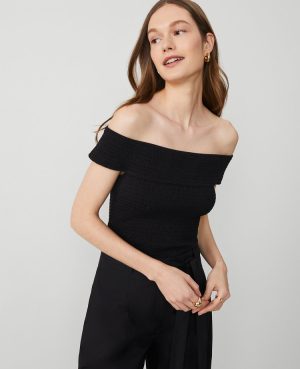 Smocked Off-The-Shoulder Top