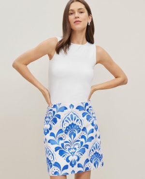 Tiled A-Line Skirt