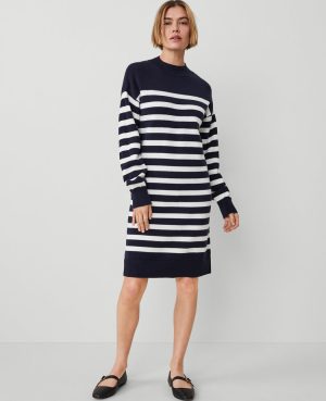 Weekend Collection Striped Sweater Dress