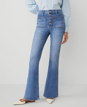 The Patch Pocket Flare Jean