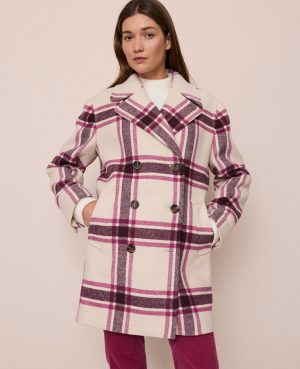 Weekend Collection Plaid Cocoon Coat