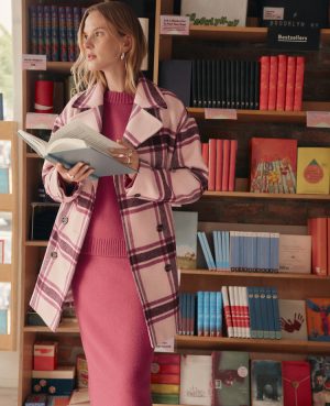 Weekend Collection Plaid Cocoon Coat