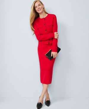 Ribbed Sweater Skirt