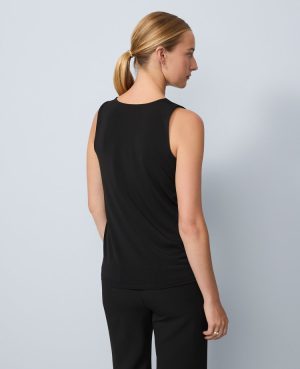 Pearl Embellished Sleeveless Top