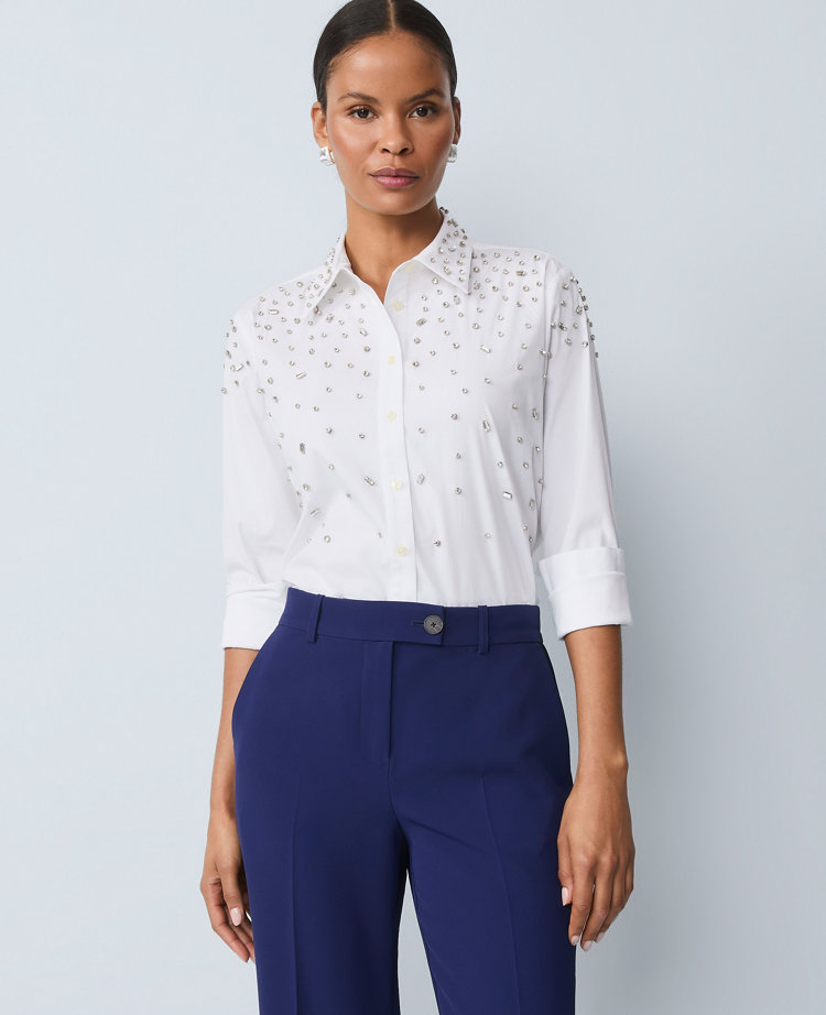 Embellished Relaxed Perfect Shirt