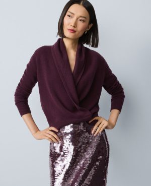 Cashmere Shawl Collar Sweater