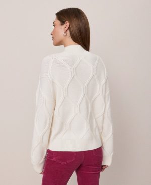 Petite Weekend Collection Cable Sweater