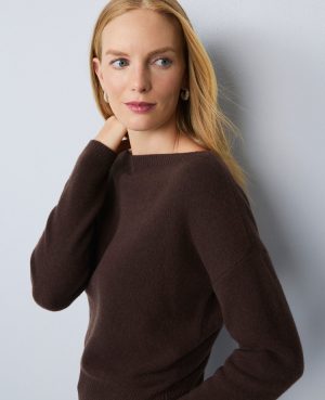 Cashmere Off-The-Shoulder Sweater