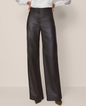 Studio Collection The Straight Pant in Leather