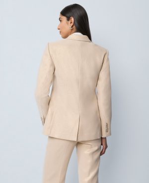 The Petite Greenwich Blazer in Metallic Jacquard