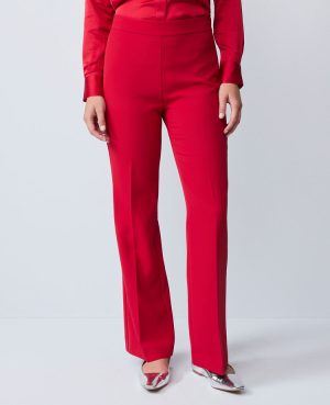 The Flare Trouser in Fluid Crepe &mdash;&nbsp;Curvy Fit
