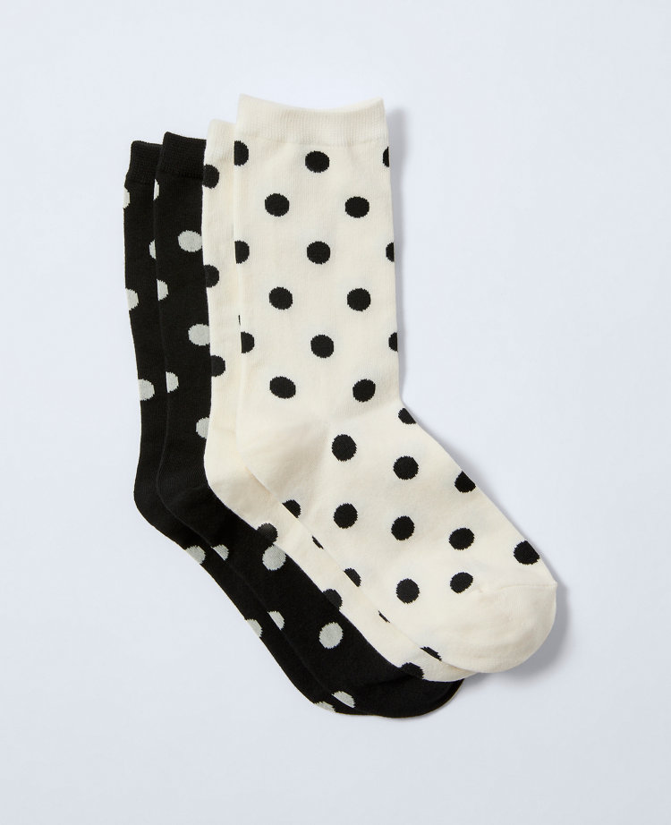 Dotted Crew Sock Set