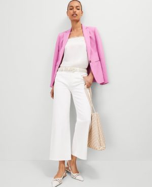 The Petite Wide-Leg Crop Jean