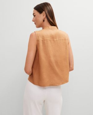 Petite Linen Shirt