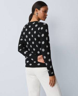 Dotted Essential Crew Neck Sweater