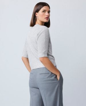 Metallic Sweater Tee