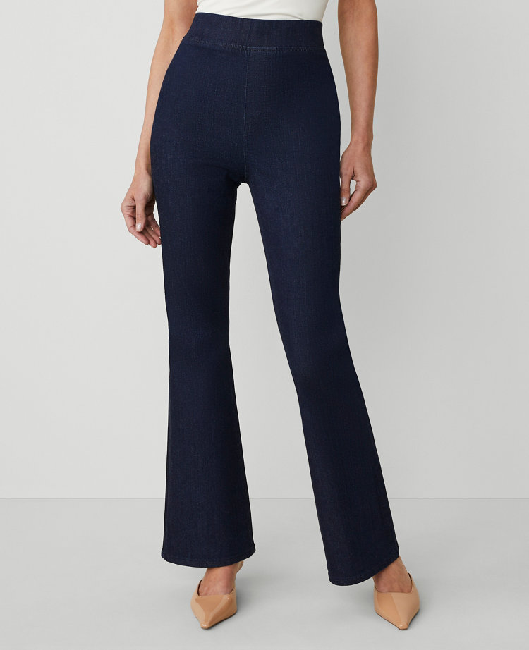 The Petite Pull-On Flare Jean &mdash; Curvy Fit