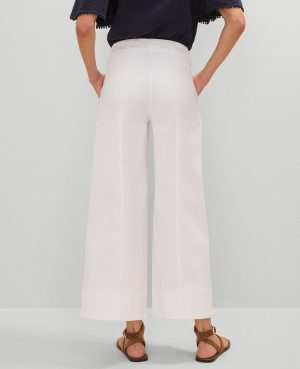 Petite Weekend Collection Wide-Leg Ankle Pant