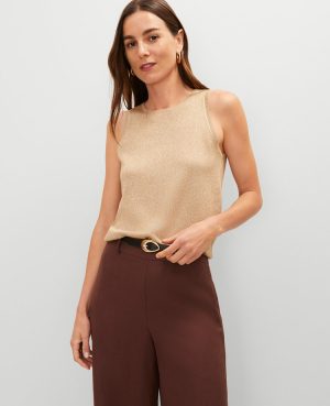 Petite Shimmer Sweater Shell