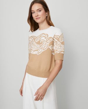 Paisley Jacquard Sweater