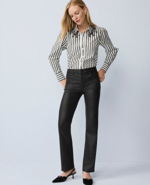 The Coated Perfect Straight Jean