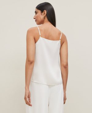 Lace Trim Square Neck Tank Top