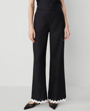 The Wide-Leg Pant in Linen Blend