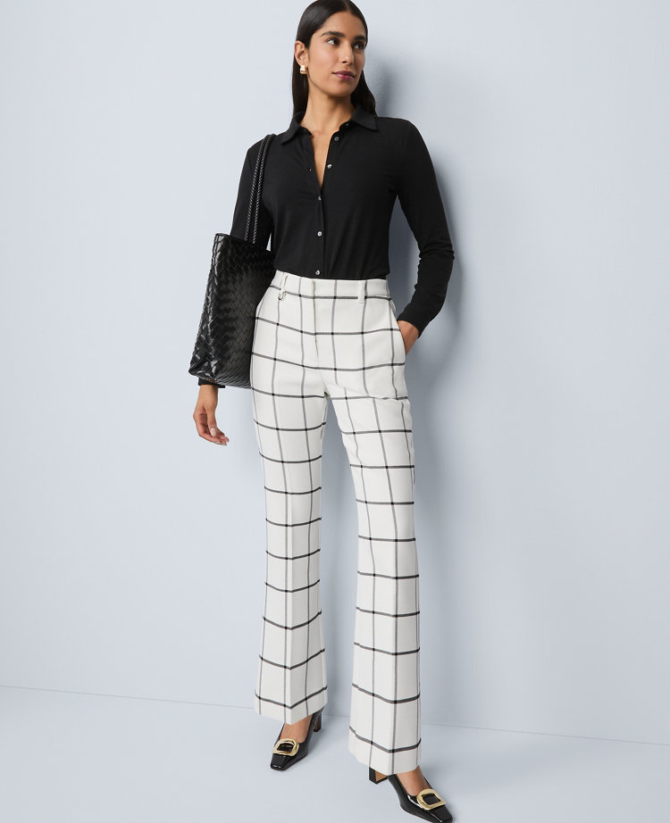 The Slim Flare Trouser In Windowpane