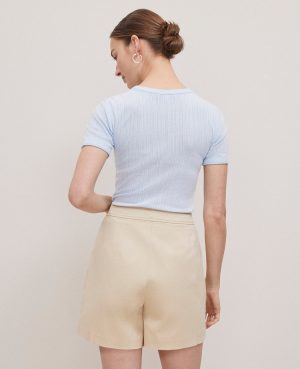 Petite Curved Hem Skort