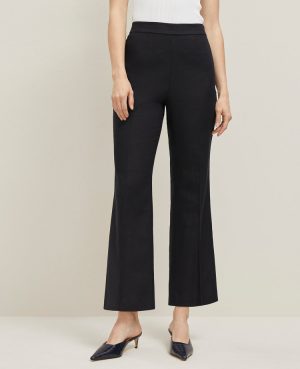 The Tall Flare Ankle Pant in Linen Blend