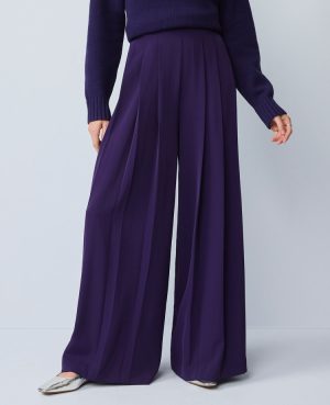 The Petite Triple Pleat Palazzo Pant