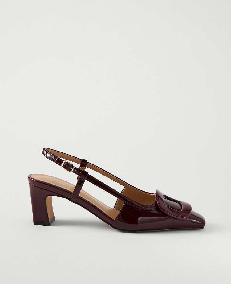 Patent Leather Buckle Pump
