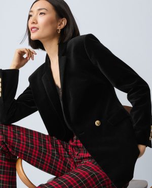 The Crosby Blazer in Velvet
