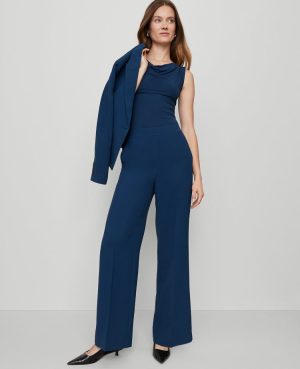 The Wide-Leg Pant in Fluid Crepe