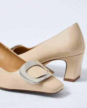 Patent Leather Buckle Pump