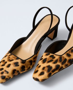 Calf Hair Slingback Pump