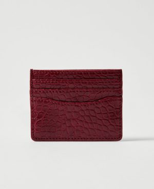 Croco Card Case