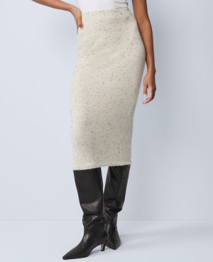 Petite Weekend Collection Sweater Pencil Skirt