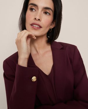 The One-Button Blazer in Ponte