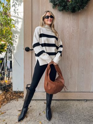Camille Stripe Knit Sweater