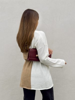 Vanilla Cappuccino Knit Sweater